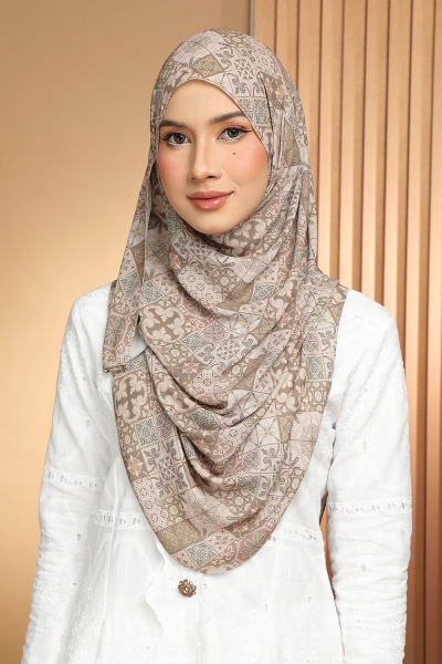 Aralyn Babes Printed Izmir in Cobblestone